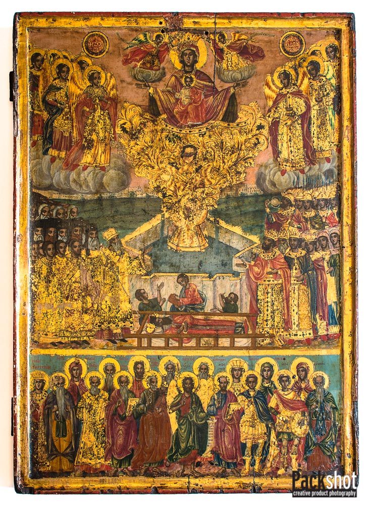 Φωτογράφιση αγιογραφίας με ιεερές αναπαραστάσεις