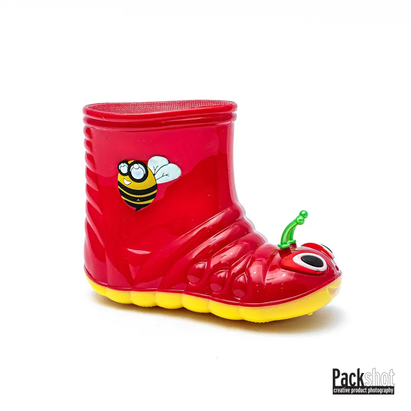 φωτογράφιση παπούτσια παιδικό γαλότσα κόκκινο χρώμα νο 37