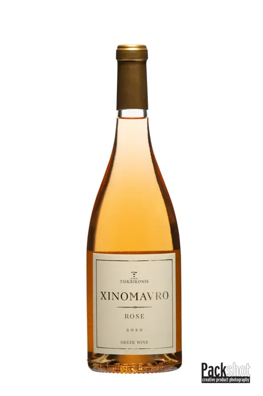 φωτογράφιση κρασί ροζέ Τσικρικώνης