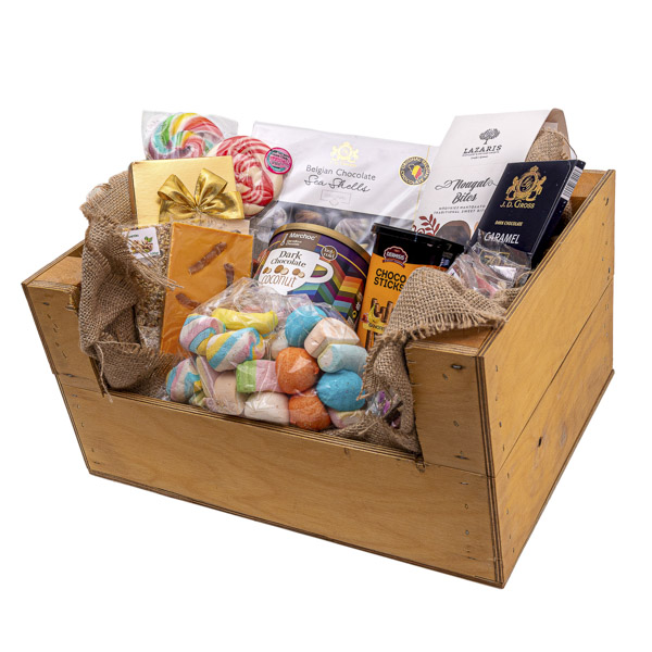 φωτογράφιση καλάθια δώρων ξύλινα κωδ. 213