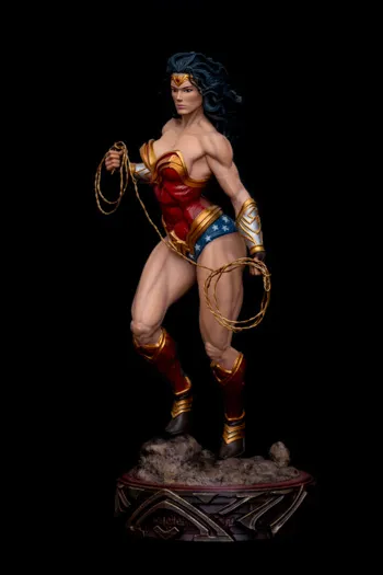 Φωτογράφιση Wonder Woman, Super Hero, 3D Printing, γωνία 011