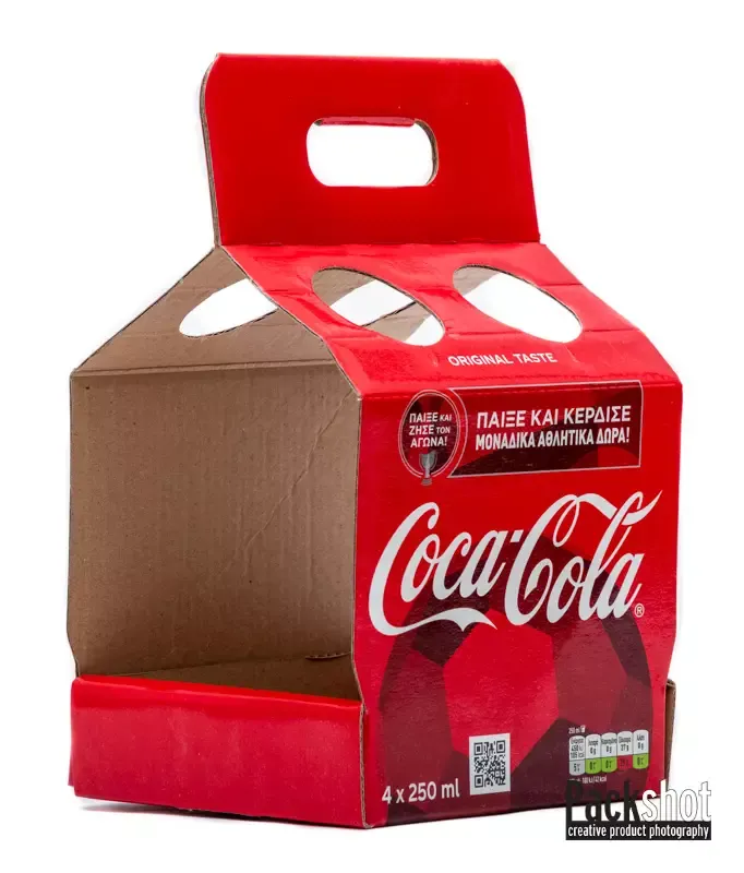 φωτογράφιση συσκευασίας για coca cola, δεξιά επιφάνεια, νο 103